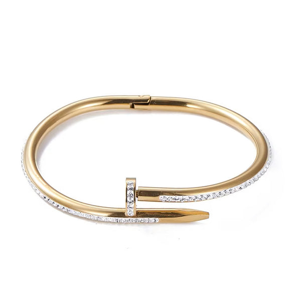 Studded Golden Bracelet