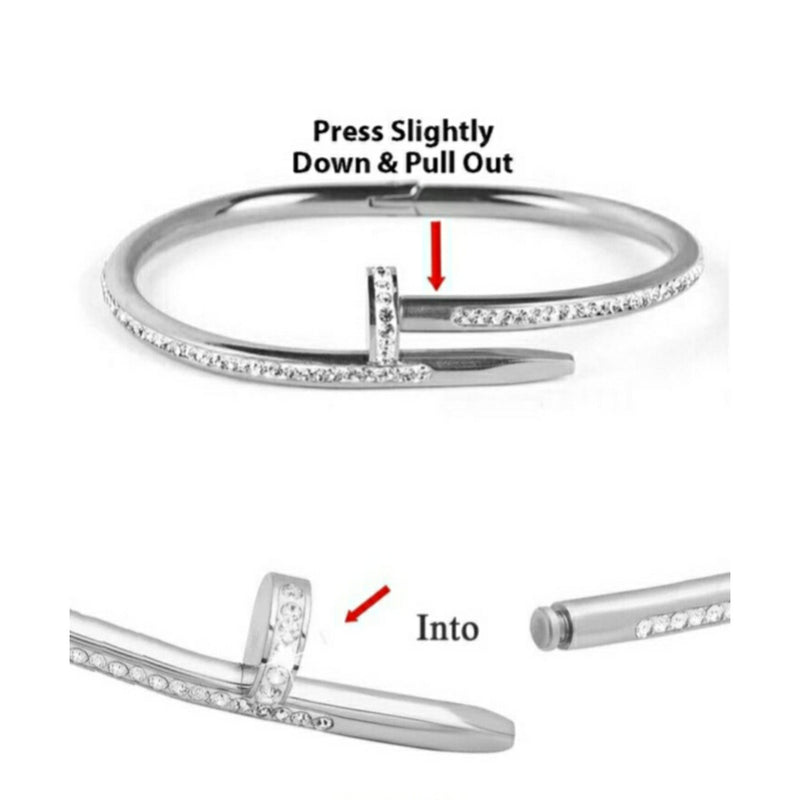 Studded Silver Bracelet